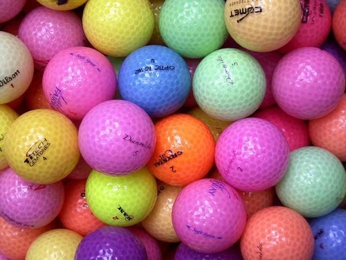 Palline golf colorate - palline, da
