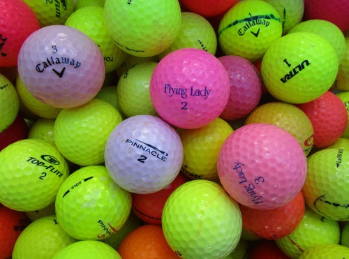 Palline golf colorate - 50,